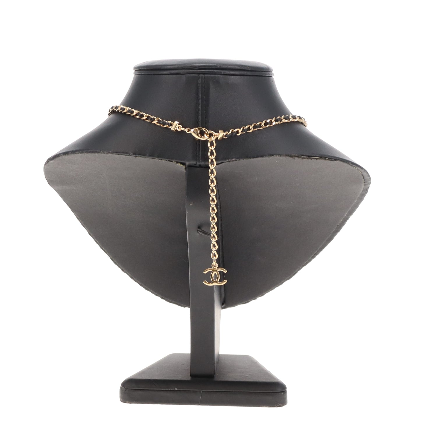 Chanel Leather Woven GHW CC Choker 2026