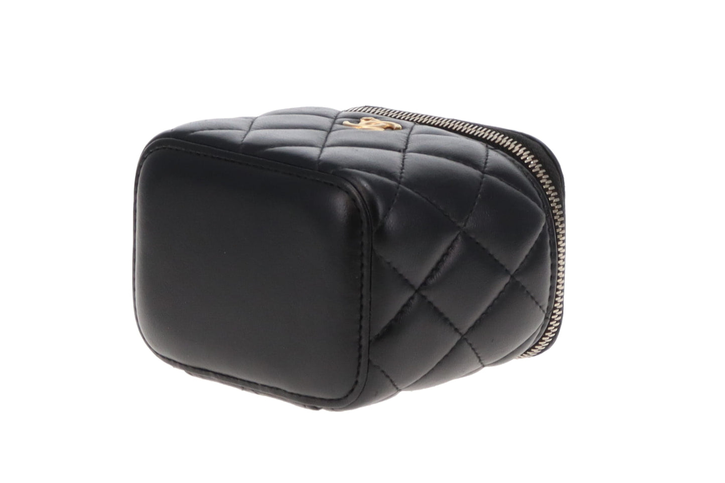 Chanel Vanity Pearl Crush Mini Black Lambskin GHW 2021