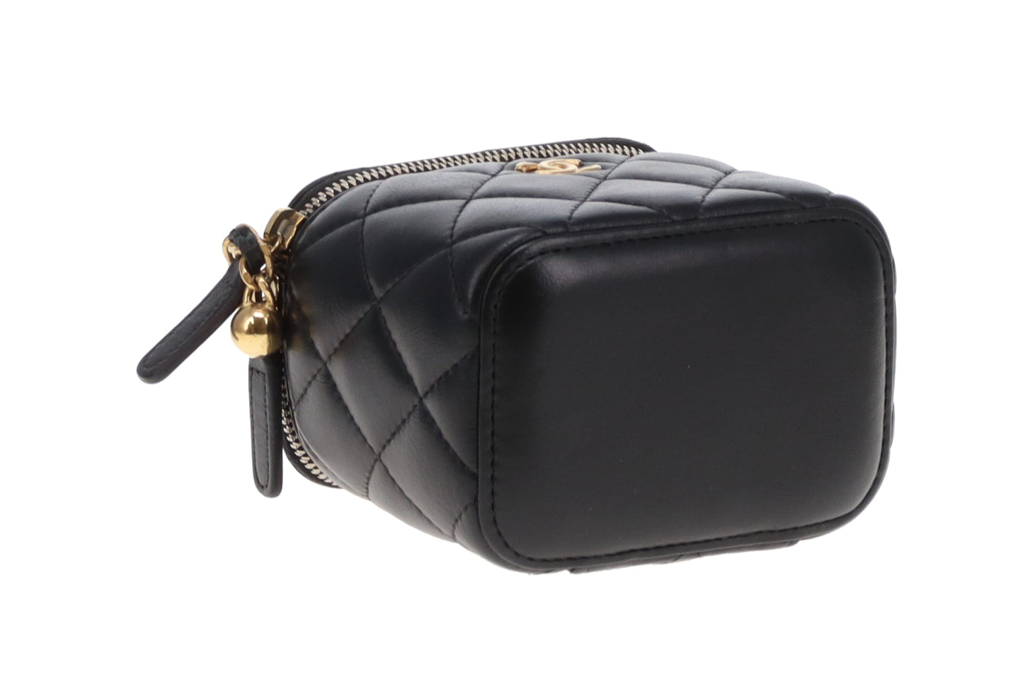 Chanel Vanity Pearl Crush Mini Black Lambskin GHW 2021