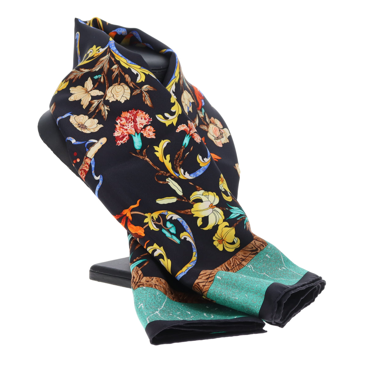 Hermes Pierres d'Orient et d'Occident Scarf 90 100% Silk