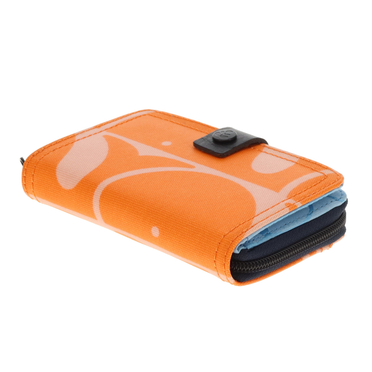 Orla Kiely Frankie Wallet Beluga Print Mango