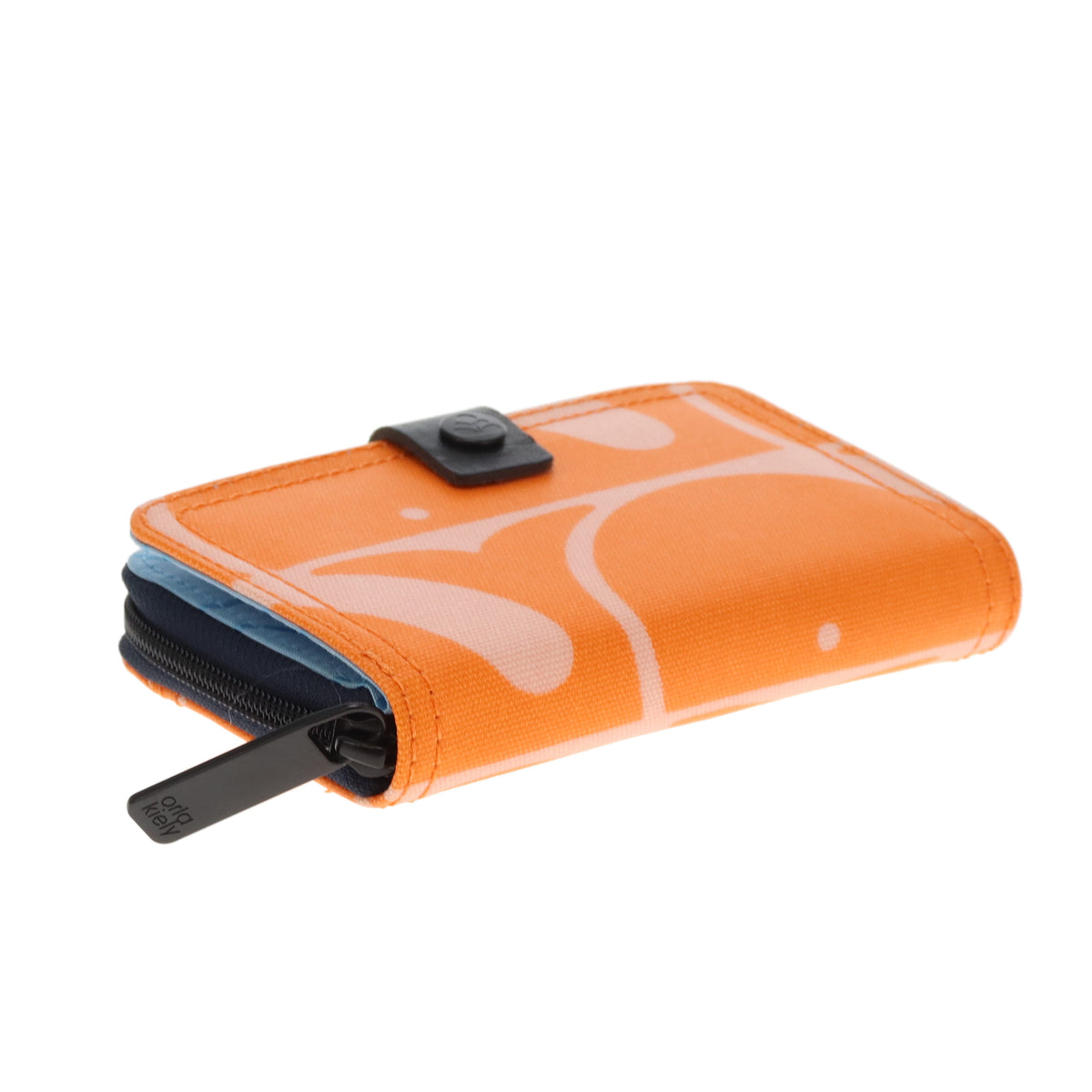 Orla Kiely Frankie Wallet Beluga Print Mango