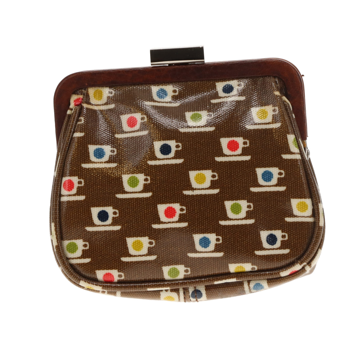 Orla Kiely Tea Cup Print French Purse