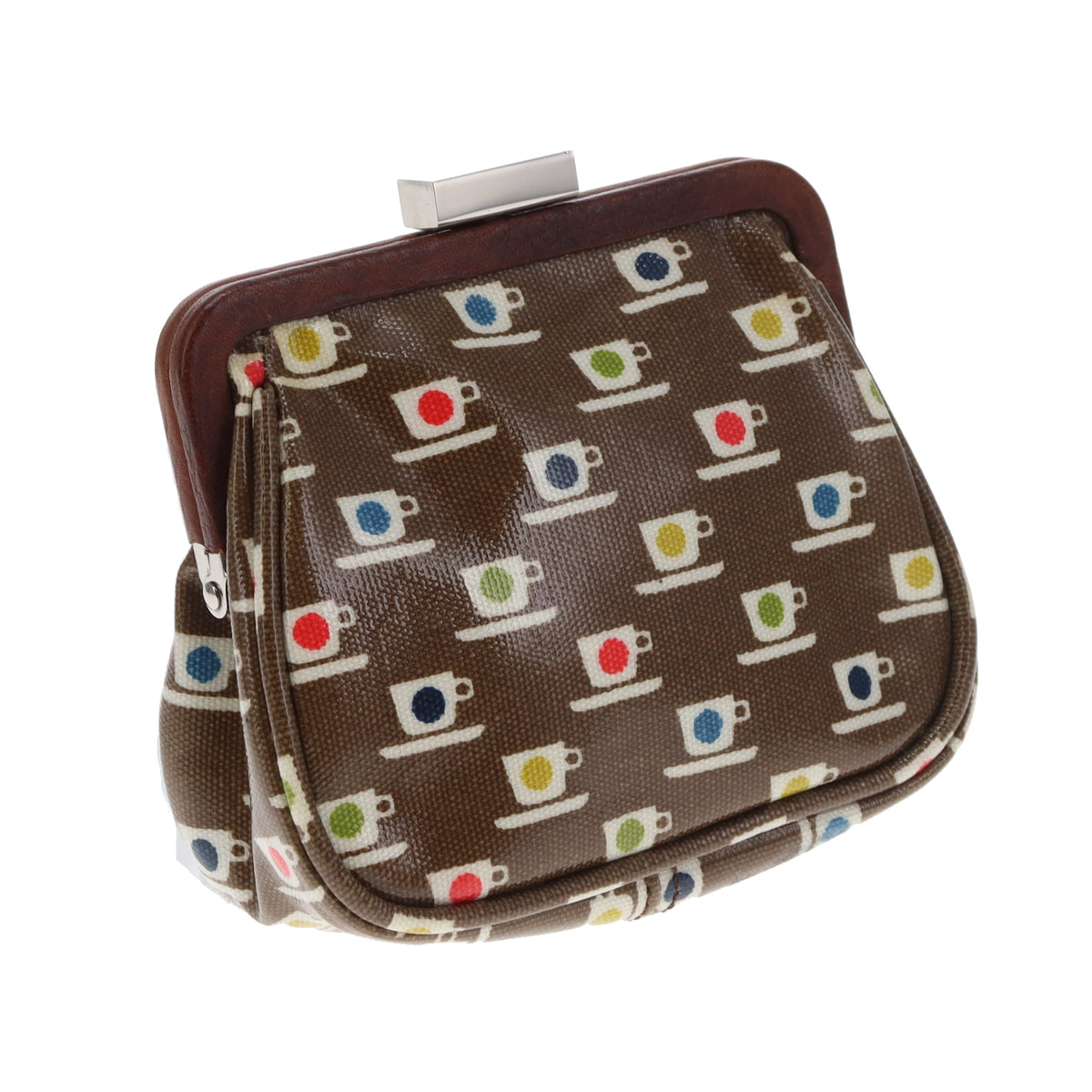 Orla Kiely Tea Cup Print French Purse