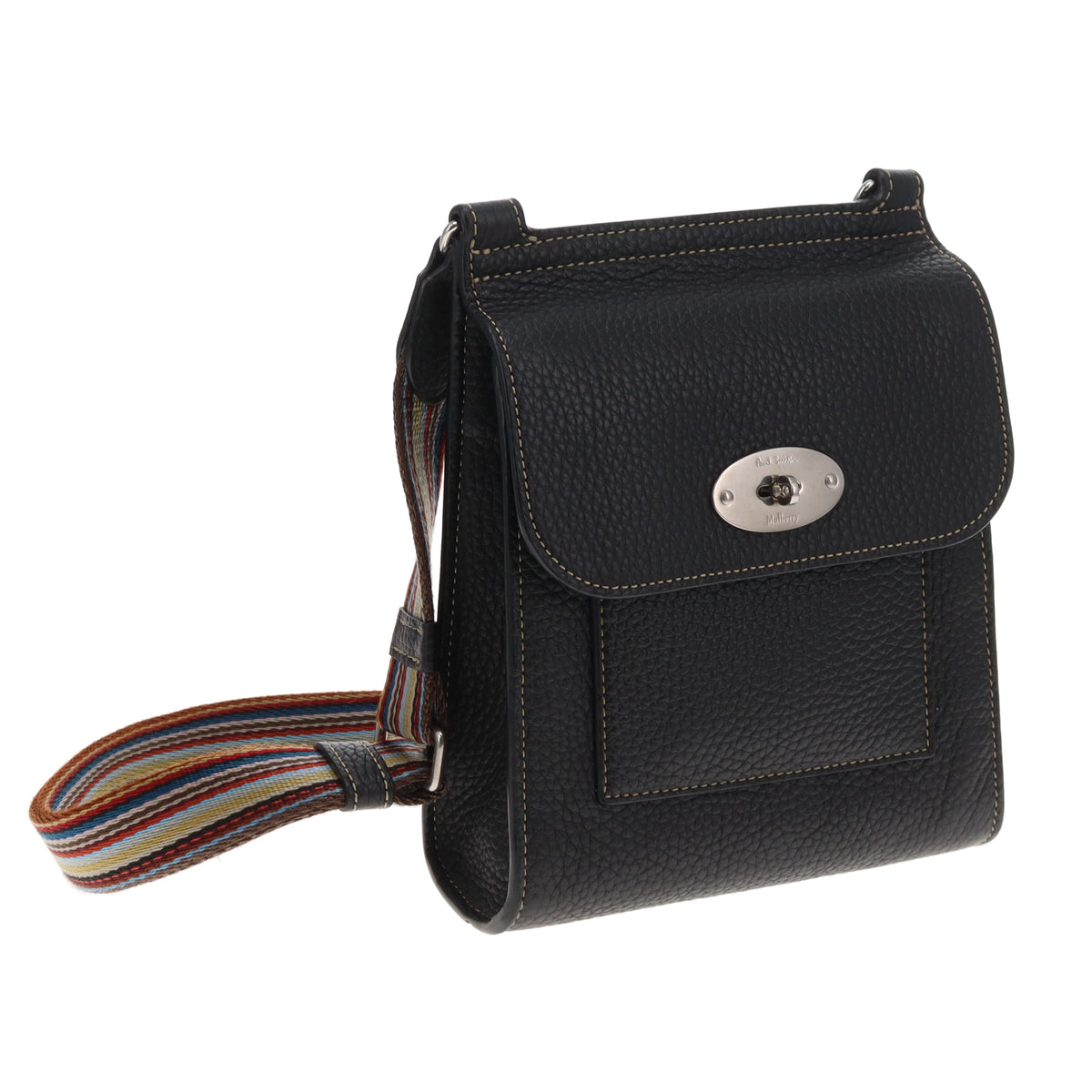 Mulberry X Paul Smith Antony Messenger Small Black