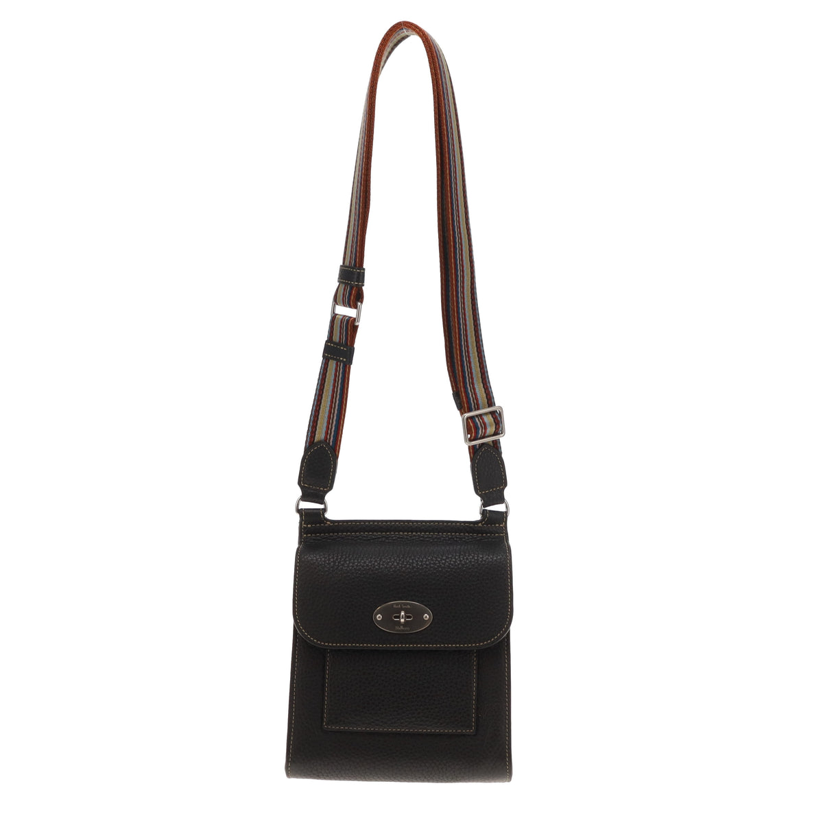 Mulberry X Paul Smith Antony Messenger Small Black