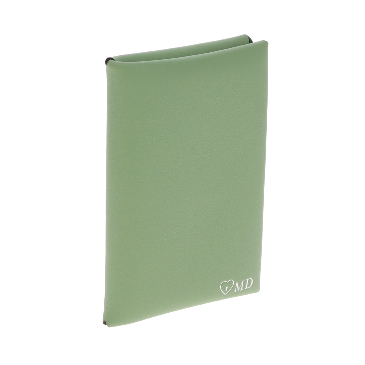 Hermes Calvi Card Holder In Swift & Chevre Vert Criquet & Bambou 2023