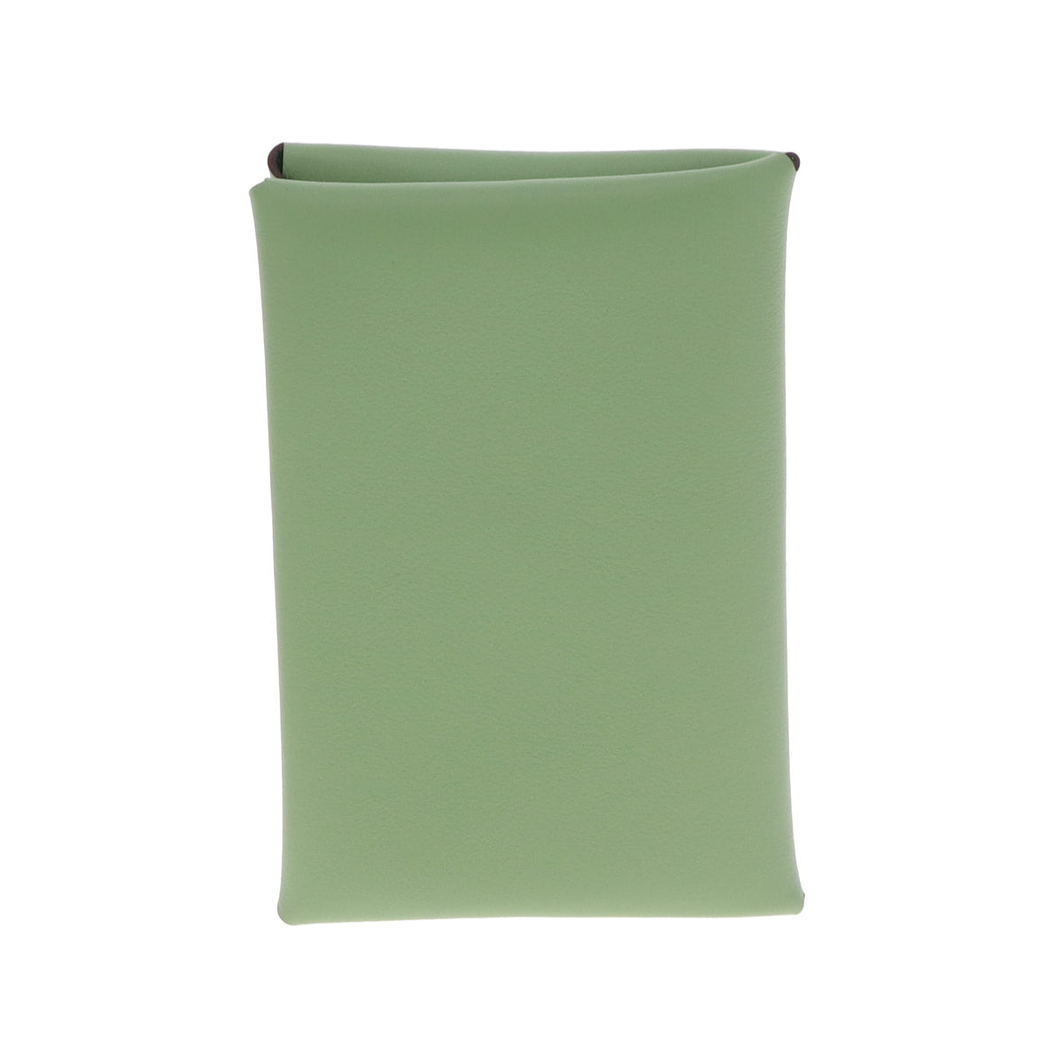 Hermes Calvi Card Holder In Swift & Chevre Vert Criquet & Bambou 2023