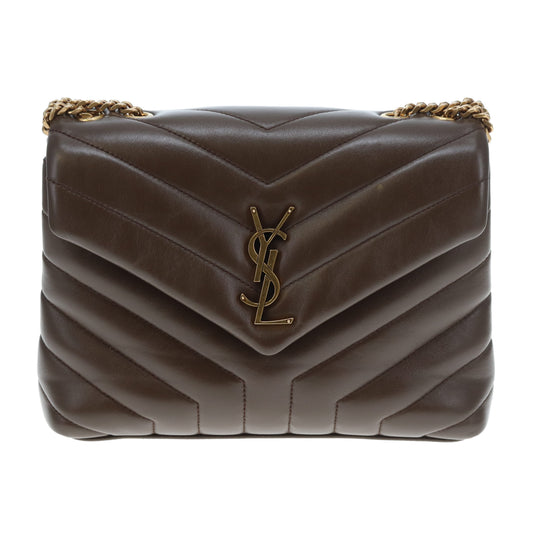 Saint Laurent Loulou Small Brown GHW 2021