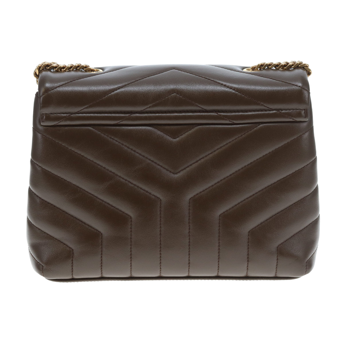 Saint Laurent Loulou Small Brown GHW 2021