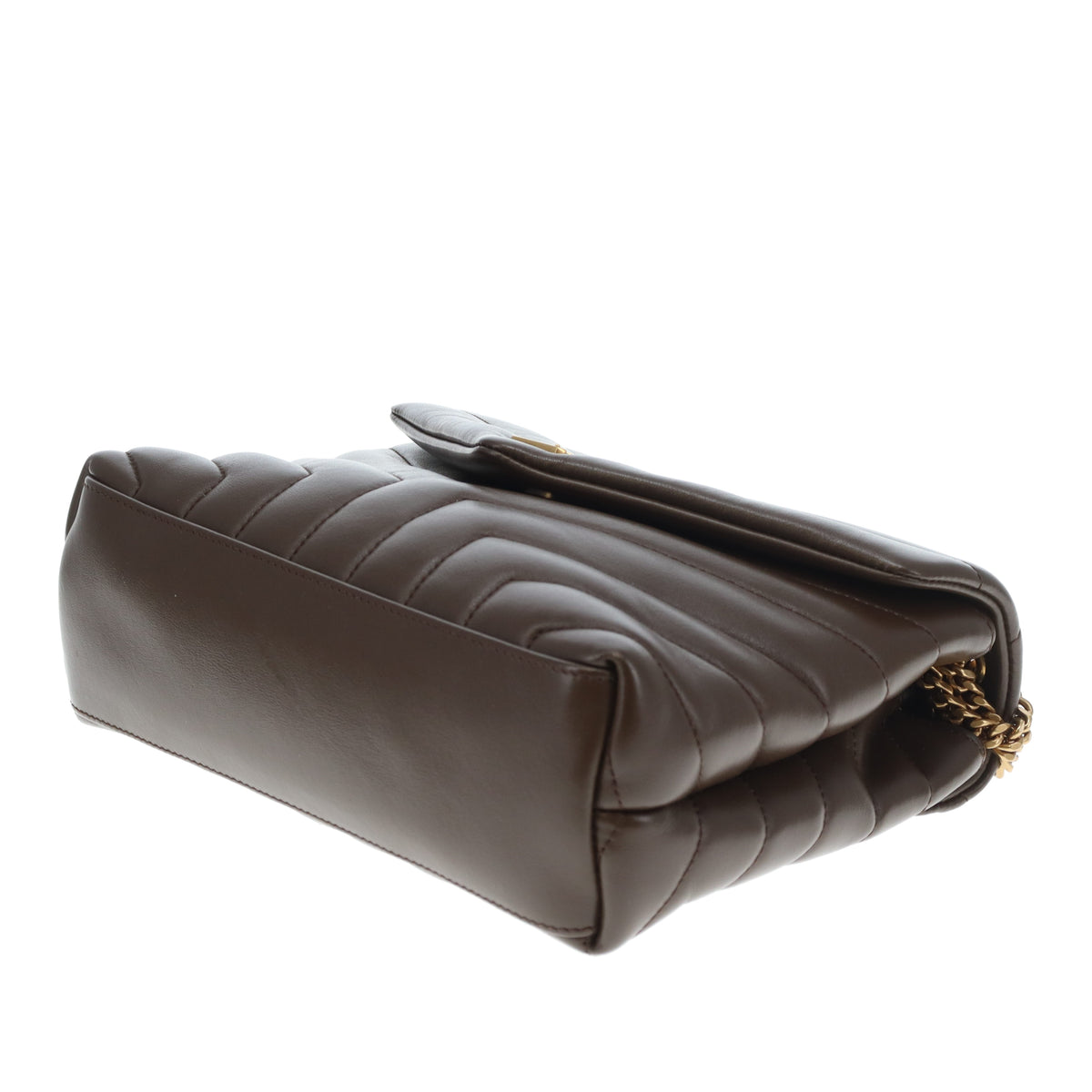 Saint Laurent Loulou Small Brown GHW 2021