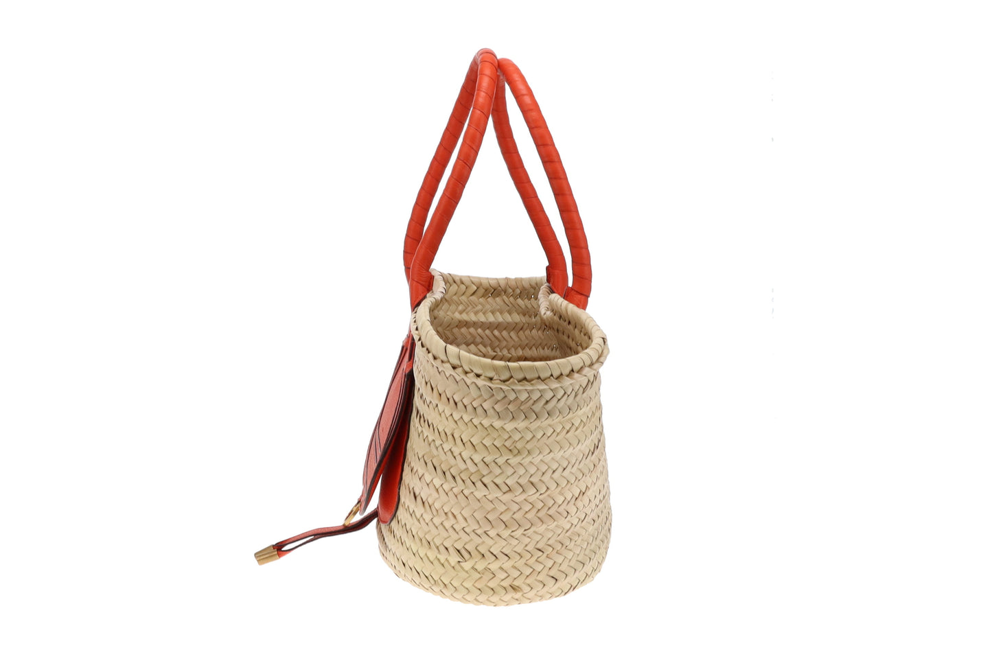 Chloe Marcie Basket Bag Medium Rusted Orange