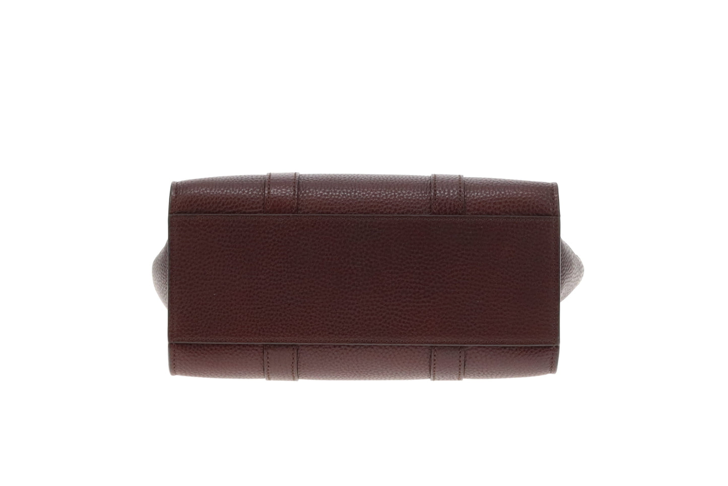 Mulberry Bayswater Small With Strap Oxblood Grained Veg Tan