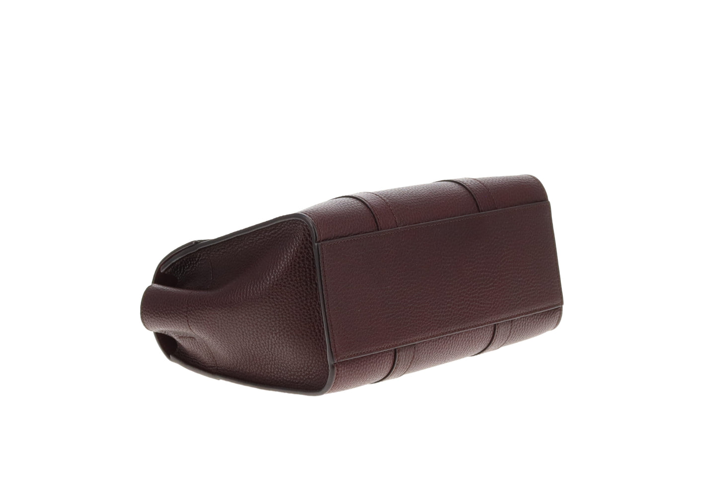 Mulberry Bayswater Small With Strap Oxblood Grained Veg Tan