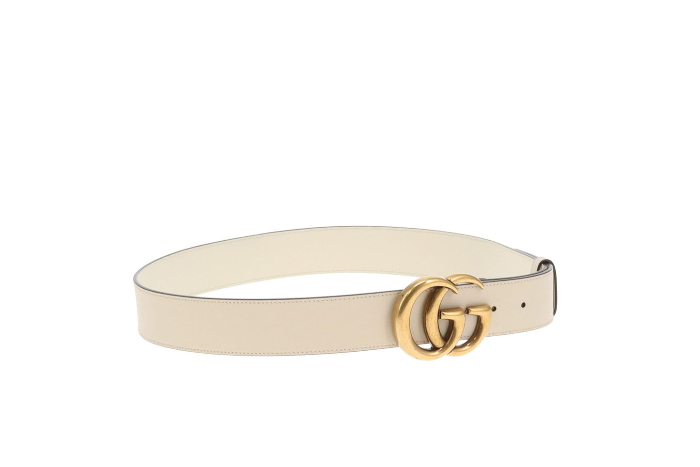 Gucci GG Marmont Belt Wide 95/38 Ivory