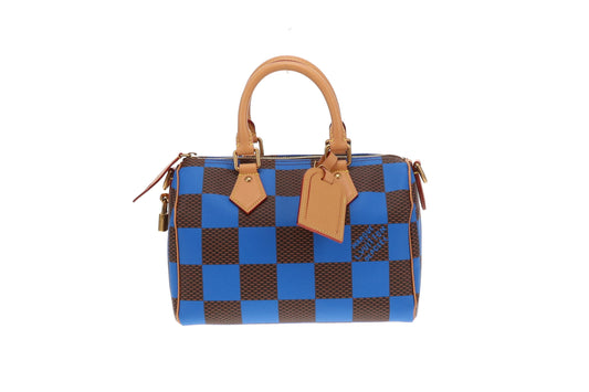 Louis Vuitton Speedy Bandouliere 25 Blue Damier Pop (NFID)