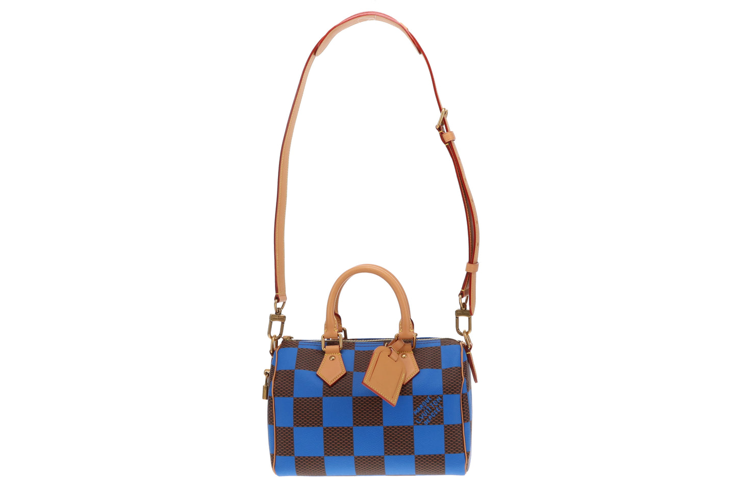 Louis Vuitton Speedy Bandouliere 25 Blue Damier Pop (NFID)