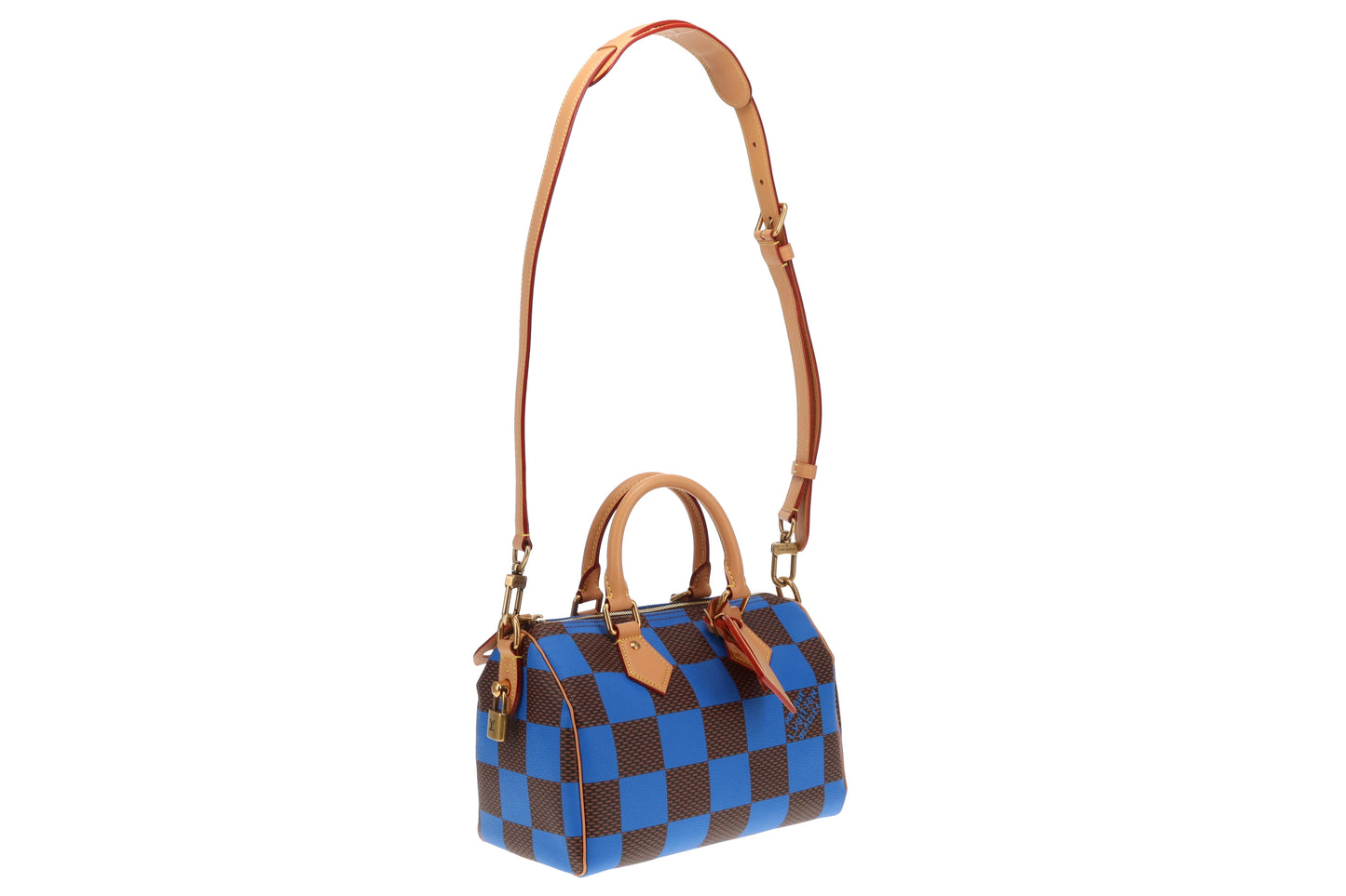 Louis Vuitton Speedy Bandouliere 25 Blue Damier Pop (NFID)