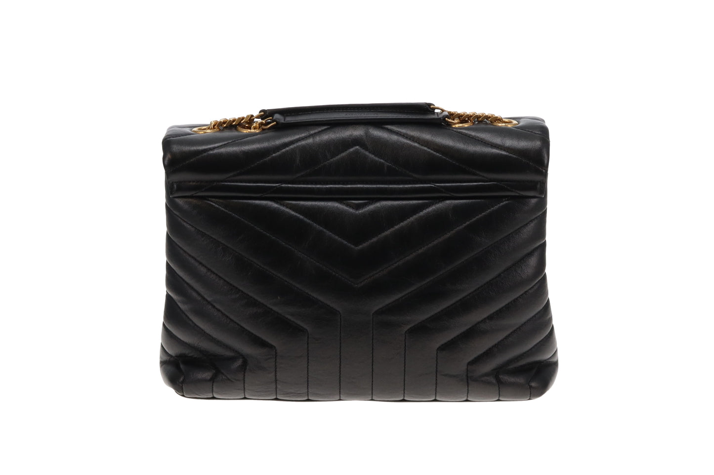 Saint Laurent Loulou Medium Black Gold HW 2018