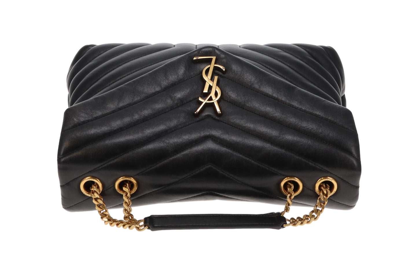 Saint Laurent Loulou Medium Black Gold HW 2018