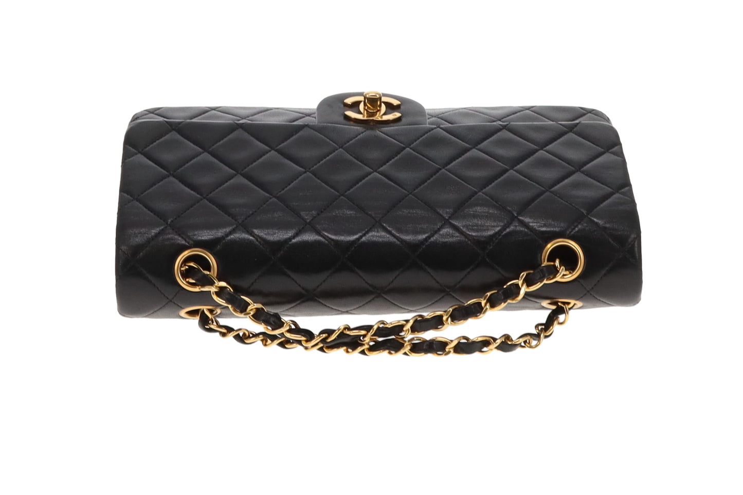 Chanel Classic Double Flap Medium Vintage Black GHW 1986/88