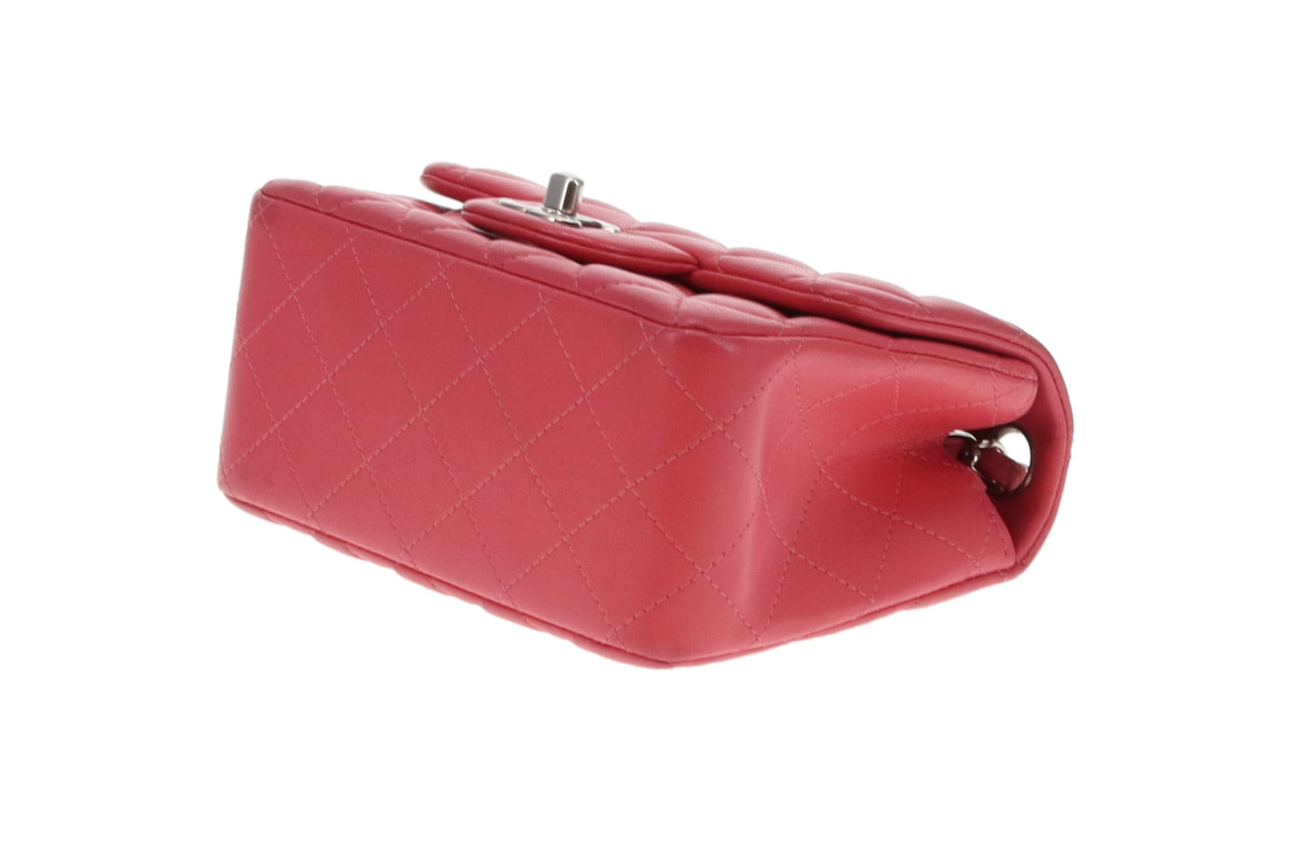 Chanel Classic Mini Square Flap Pink SHW 2019