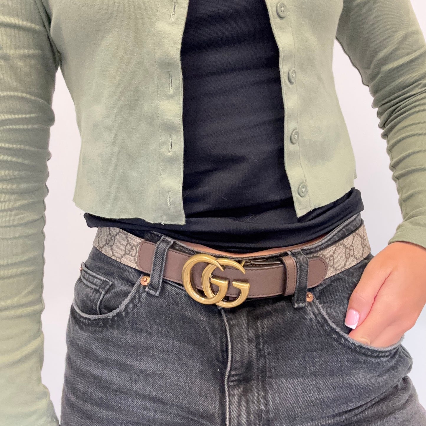 Gucci Marmont Belt GG Supreme (3cm)