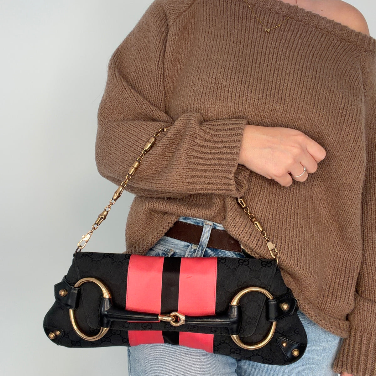 Gucci Horsebit East West Shoulder Bag Tom Ford Era