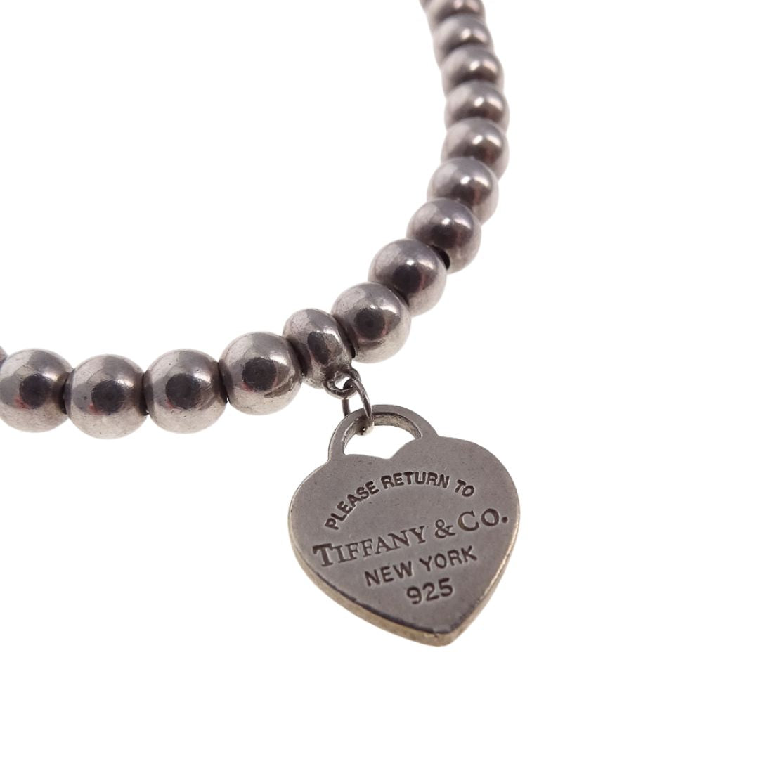 Tiffany & Co RTT Beaded Bracelet  Sterling Silver