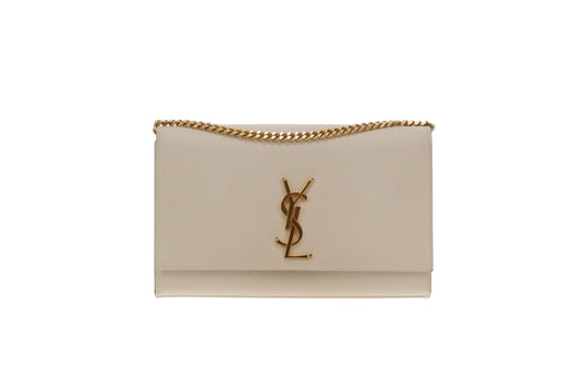 Saint Laurent Kate Medium Crème Grain De Poudre GHW 2016