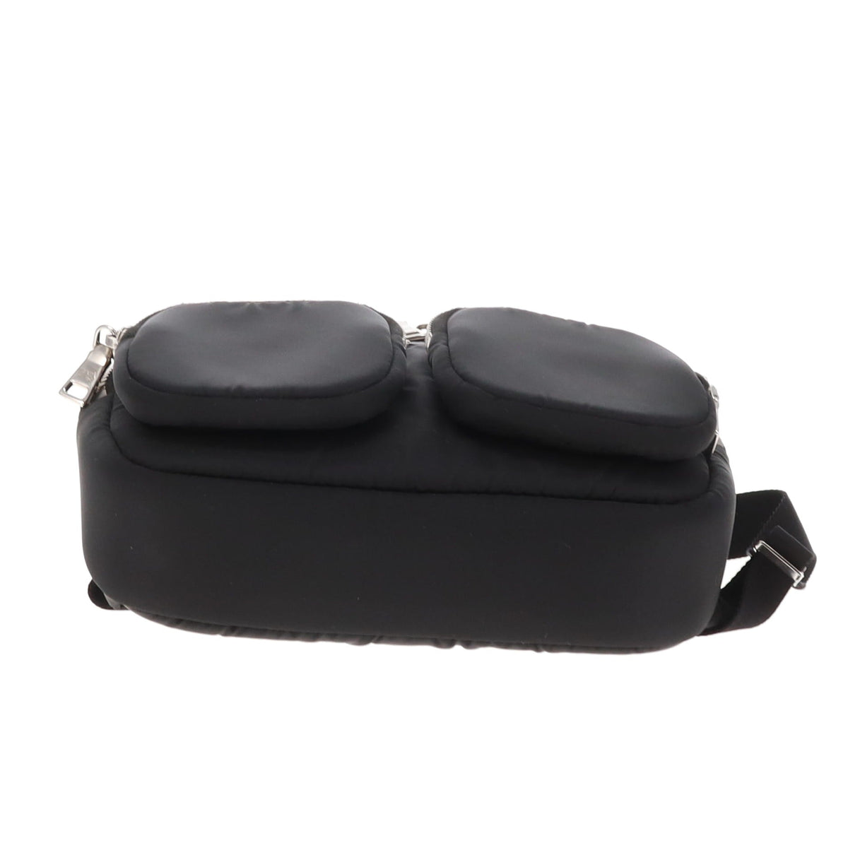 Prada Mini Backpack  Twin Pocket Black and Red Nylon