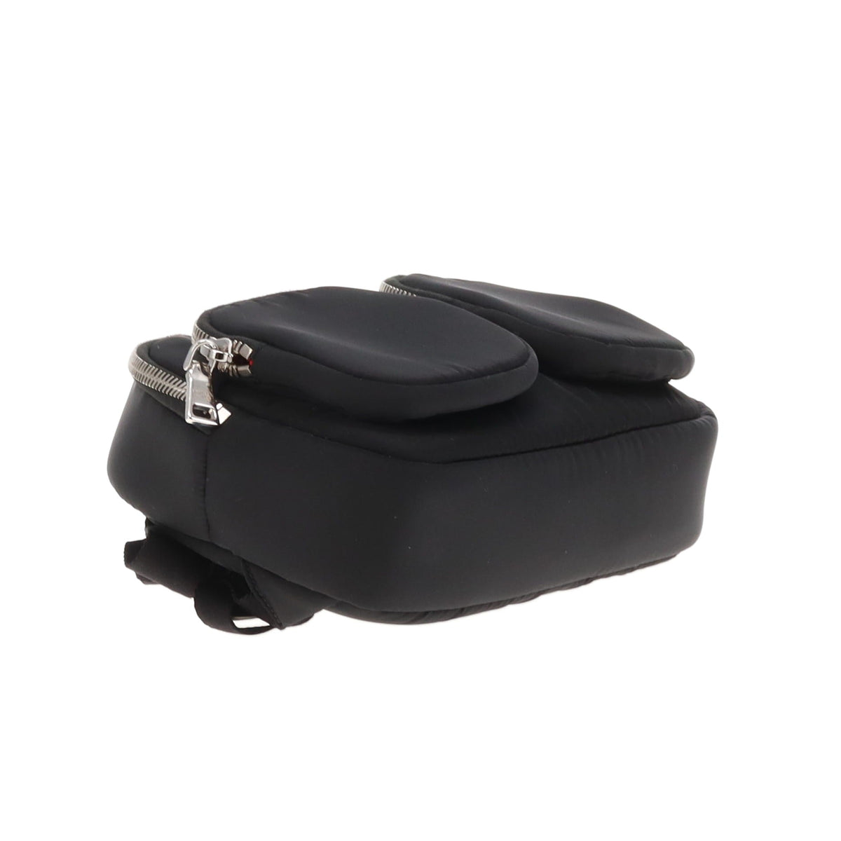 Prada Mini Backpack  Twin Pocket Black and Red Nylon