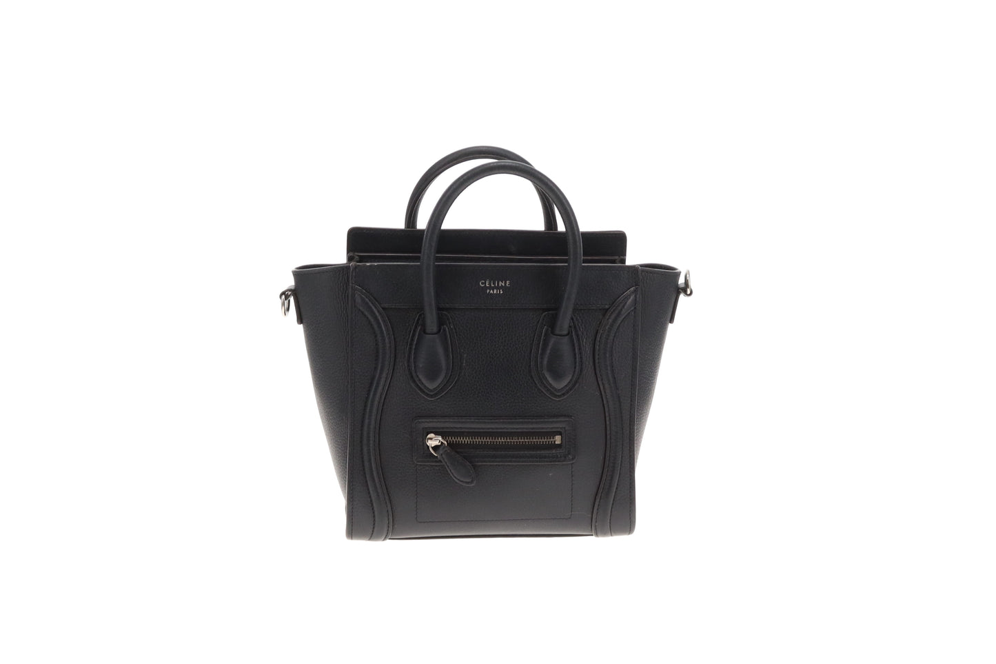 Celine Luggage Bag Nano Black