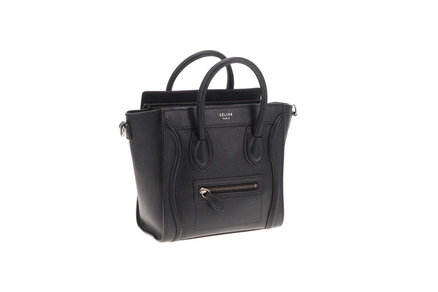 Celine Luggage Bag Nano Black