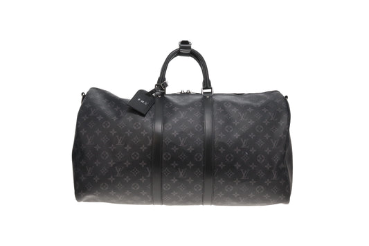 Louis Vuitton Keepall 55 Bandouliere Monogram Eclipse FO0271