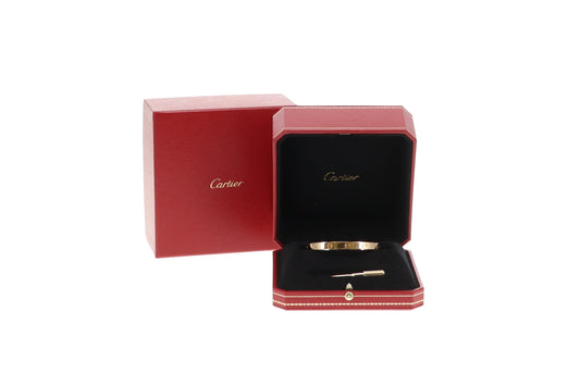 Cartier 18k Yellow Gold Love Bracelet Classic Model