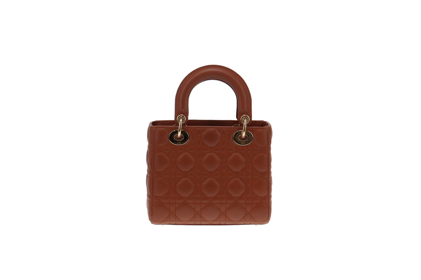 Dior Lady Dior Rust Cannage Lambskin Small MYABC