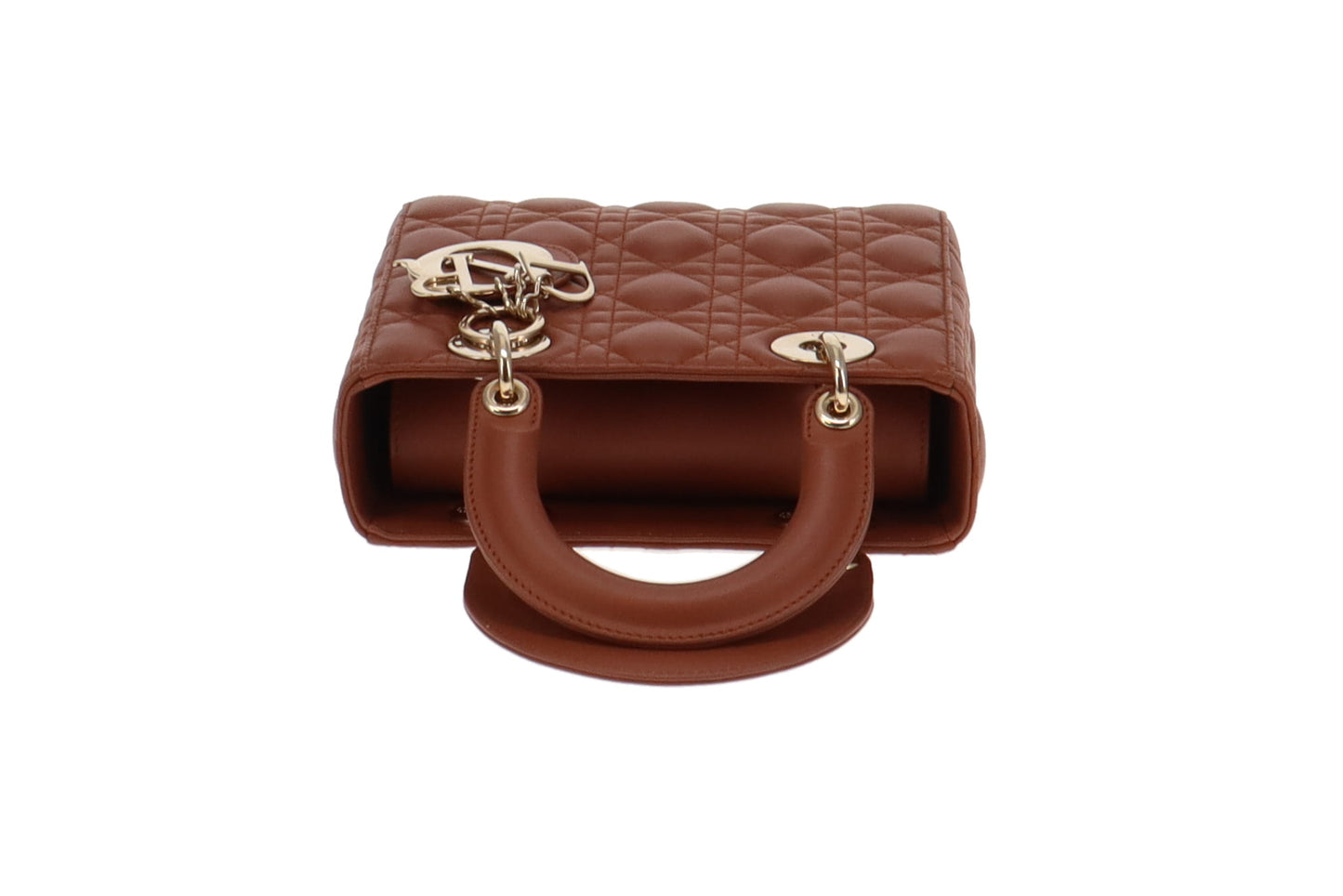Dior Lady Dior Rust Cannage Lambskin Small MYABC