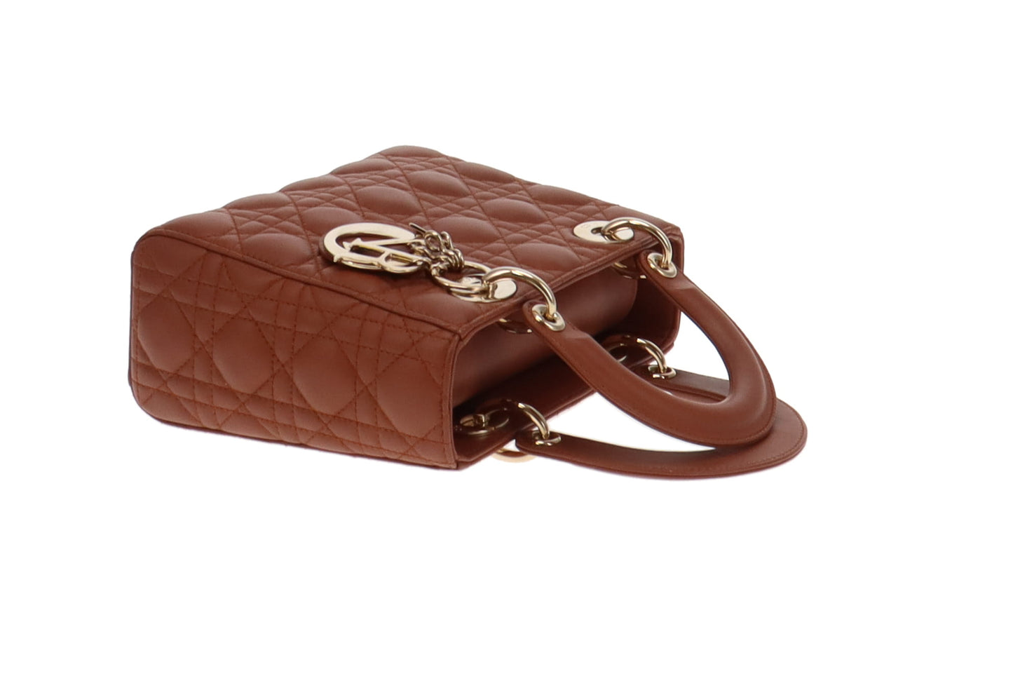 Dior Lady Dior Rust Cannage Lambskin Small MYABC