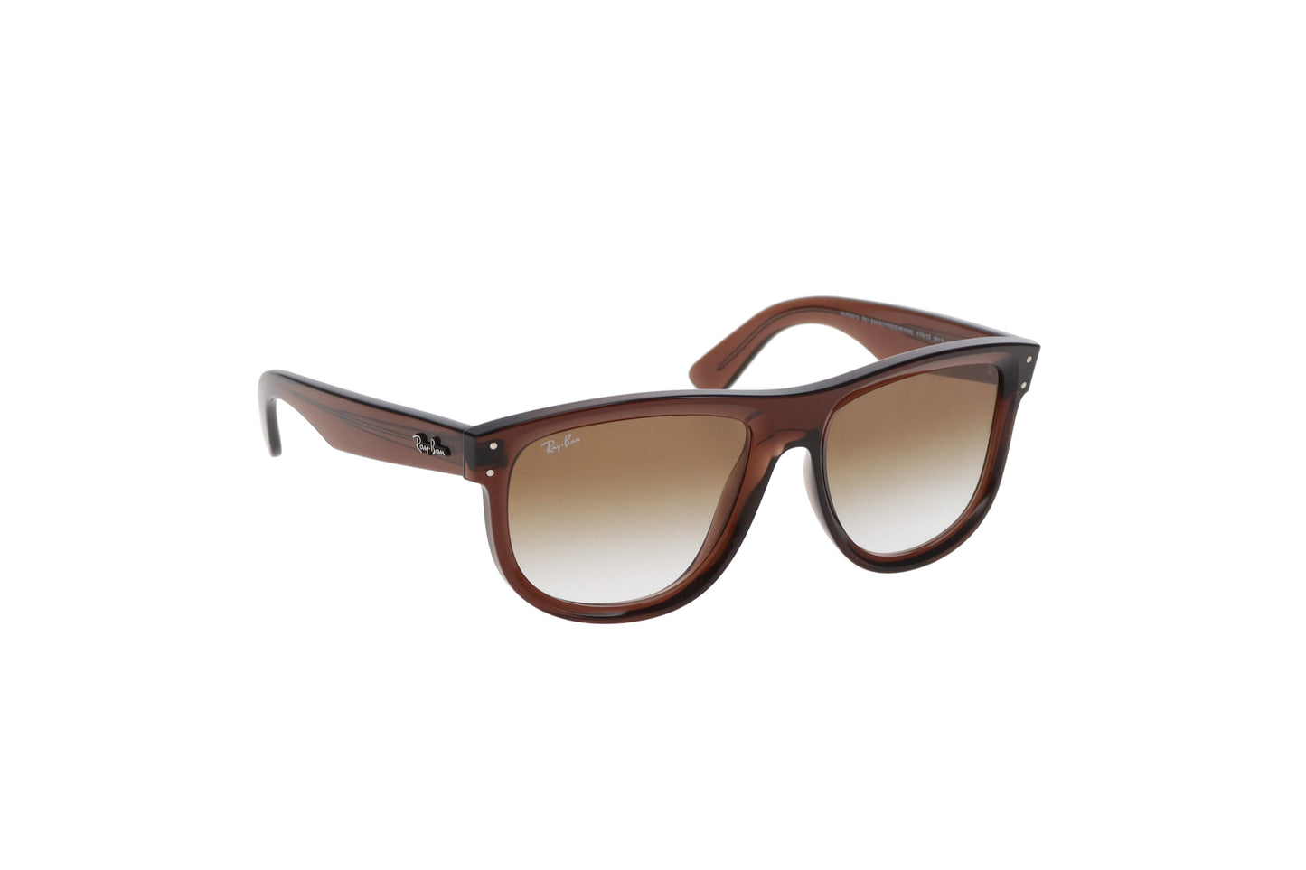 Ray-Ban Boyfriend Reverse in Polished Transparent Brown Frames