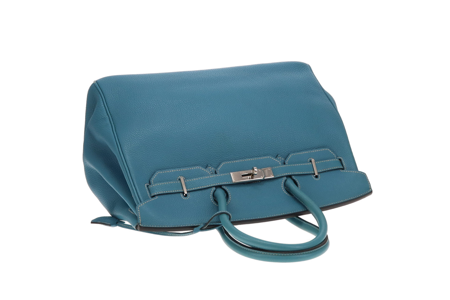 Hermes Birkin 35 Bleu Jean Togo With Palladium HW 2003