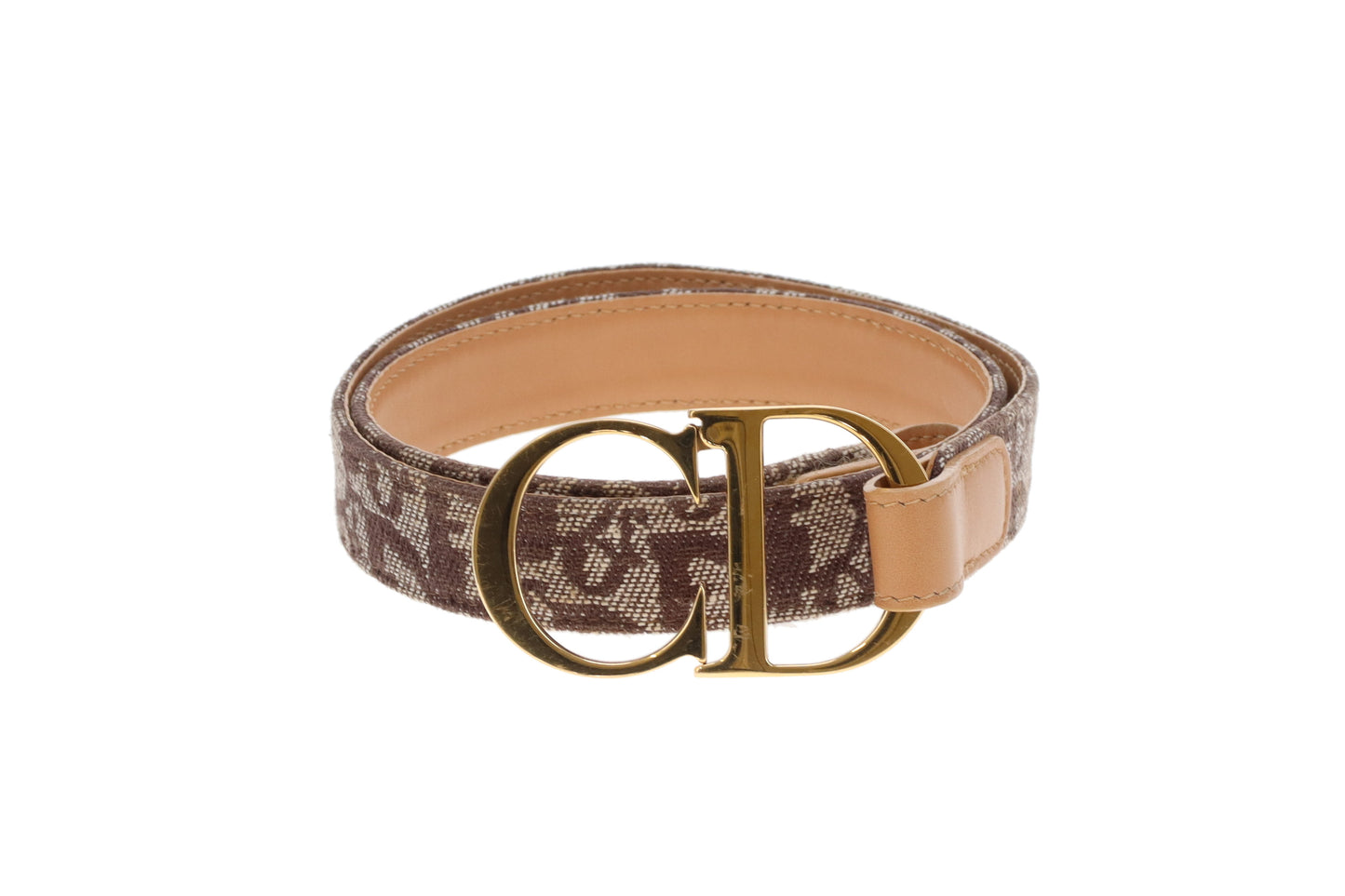 Dior CD Buckle Oblique Strap Belt 75cm