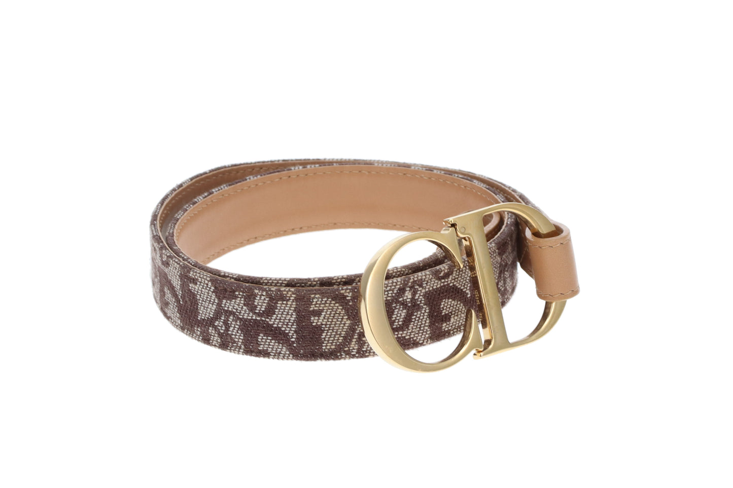 Dior CD Buckle Oblique Strap Belt 75cm