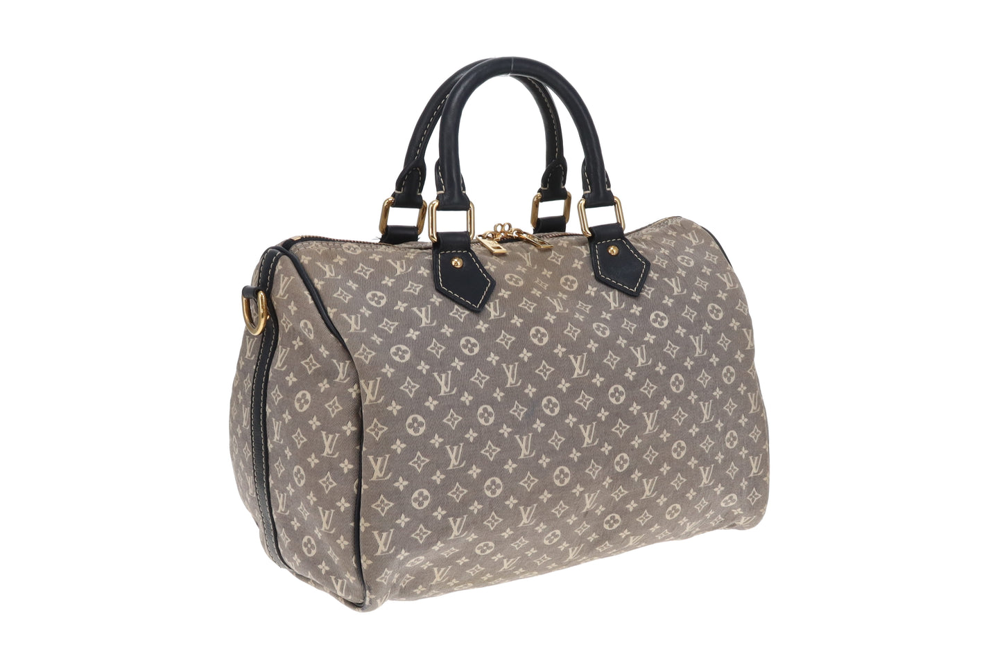 Louis Vuitton Speedy 30 Bandouliere Mini Lin Navy TR3190 - 2010