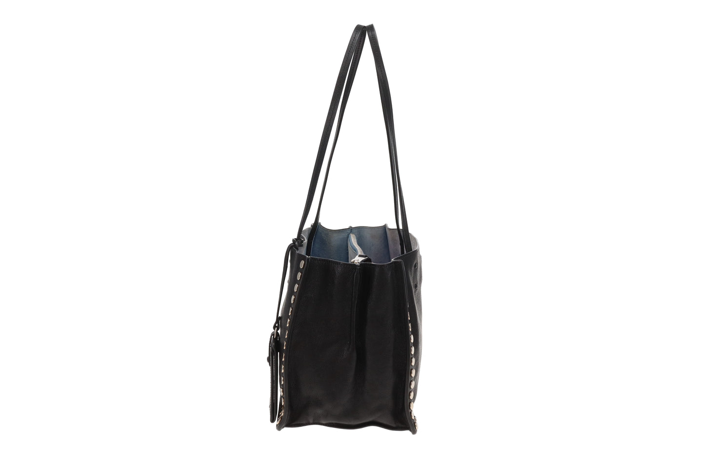 Prada Etiquette Tote Studded Small Black