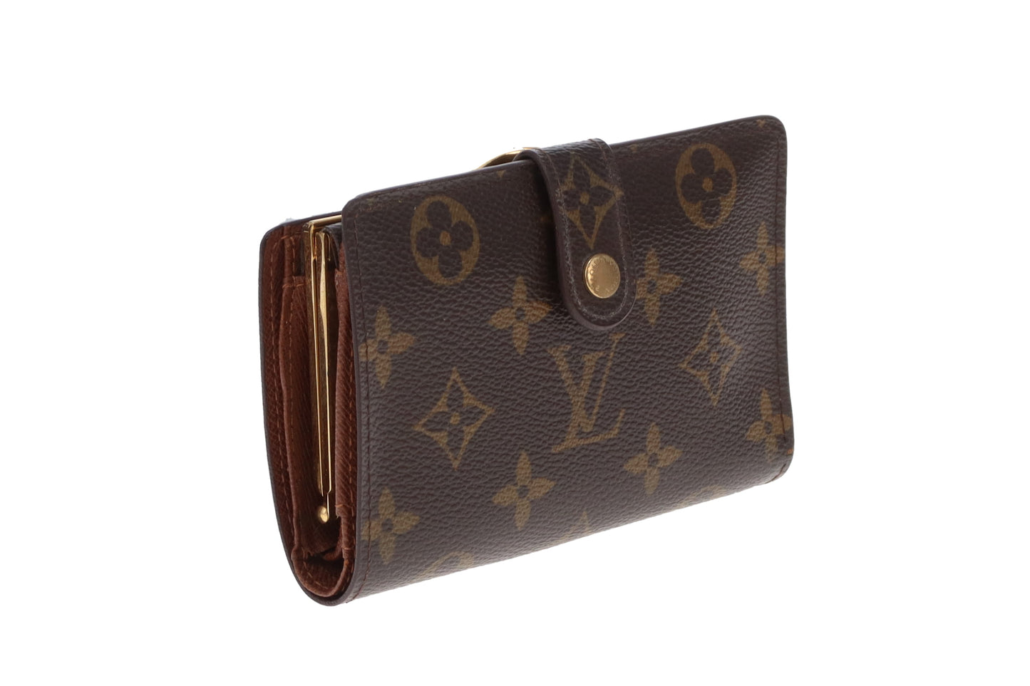 Louis Vuitton Kiss Lock French Purse Monogram Vintage CAoo25