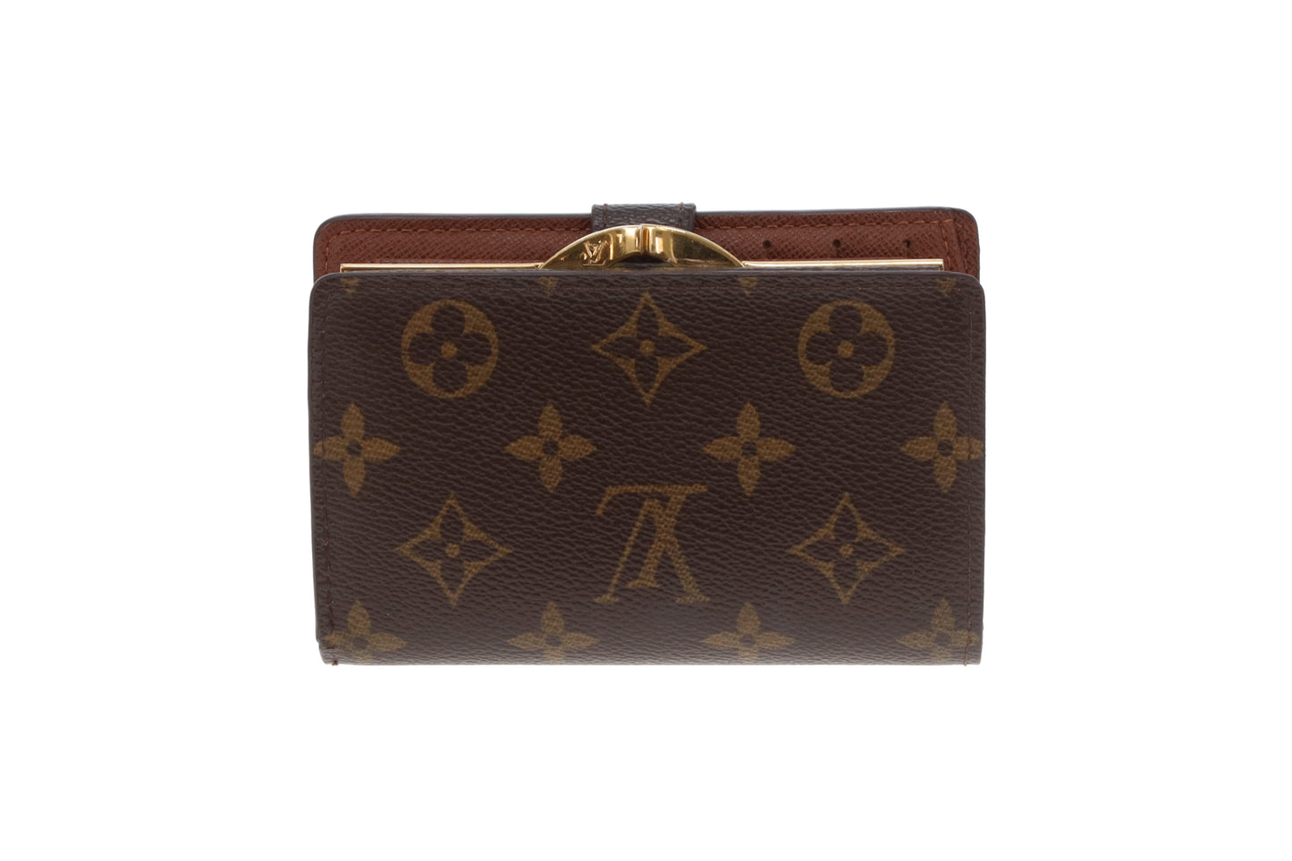 Louis Vuitton Kiss Lock French Purse Monogram Vintage CAoo25