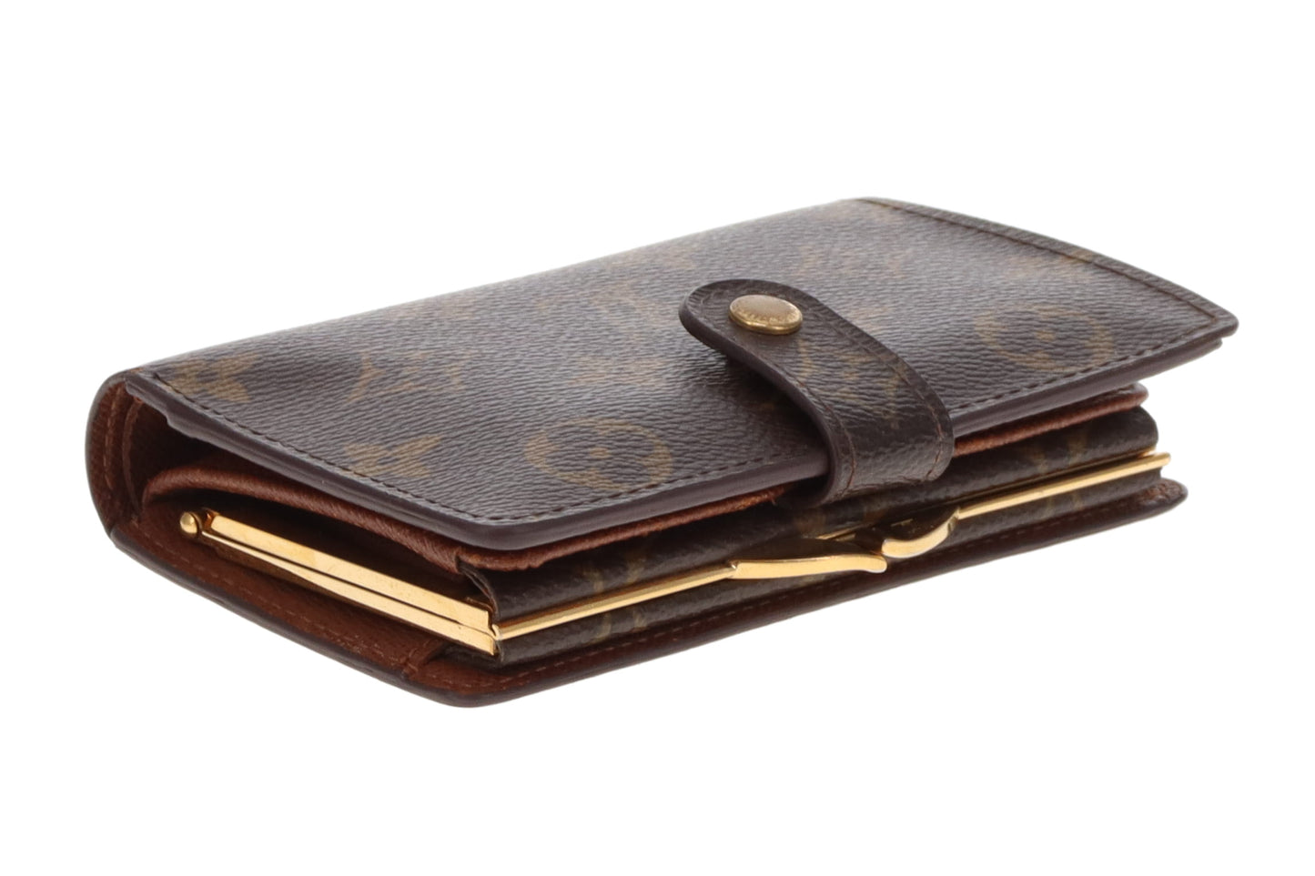 Louis Vuitton Kiss Lock French Purse Monogram Vintage CAoo25