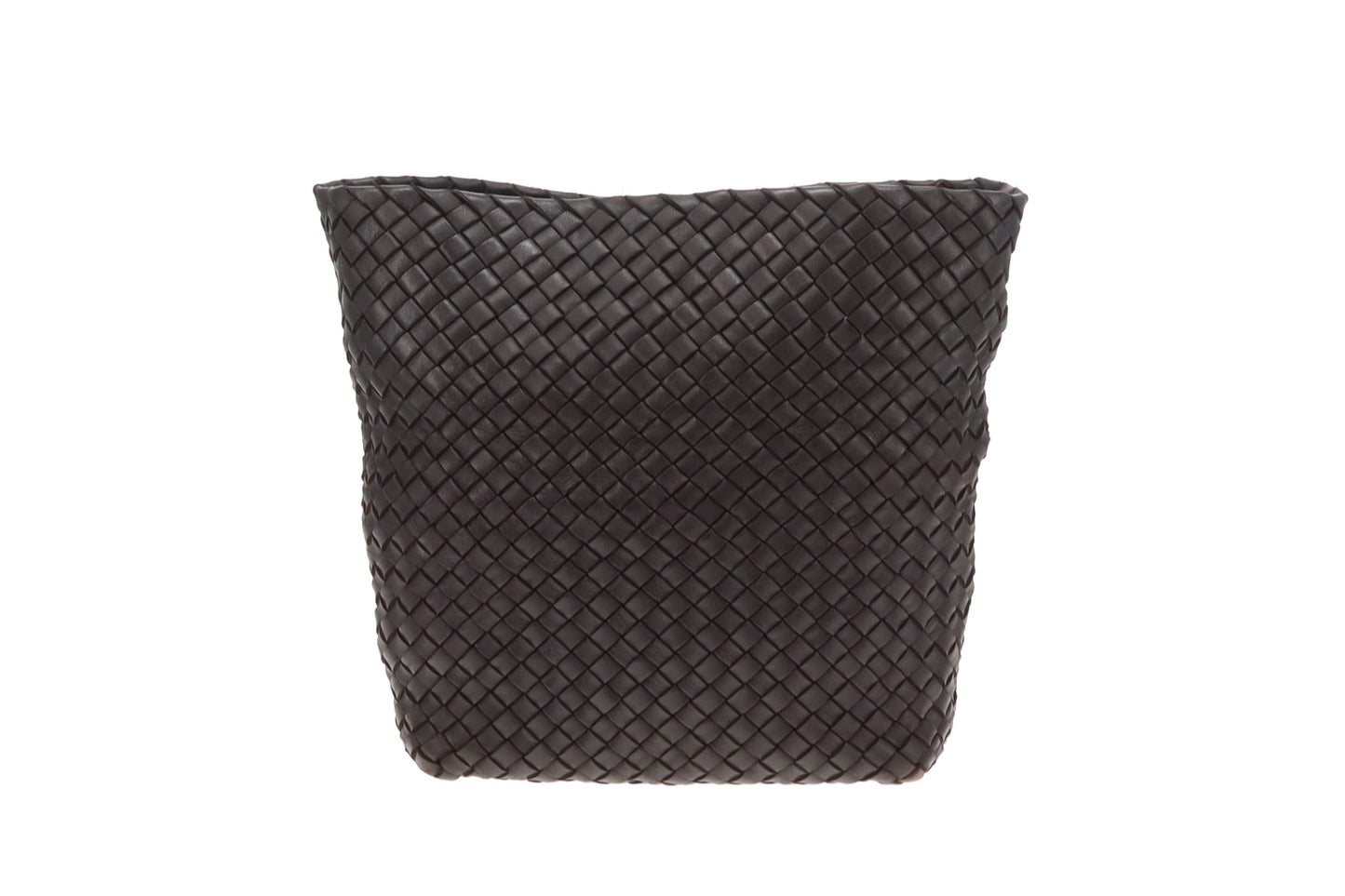 Bottega Veneta Crossbody Bag with Card Holder Dark Brown Intrecciato
