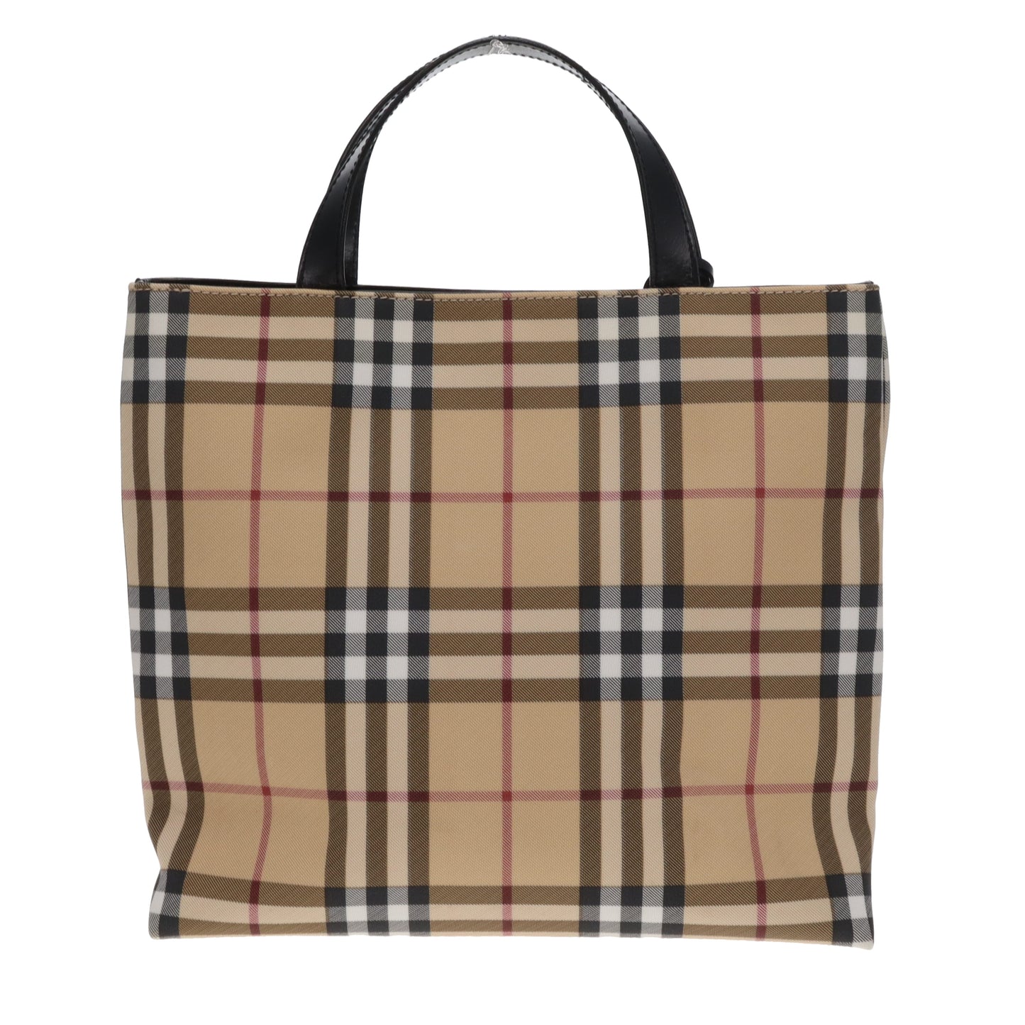 Burberry Nova Check Top Handle Tote Vintage 2